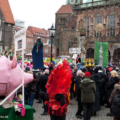 27. Bremer Samba- und Maskenkarneval – Motto: Metamorphose (11.02.2012) – Foto 1