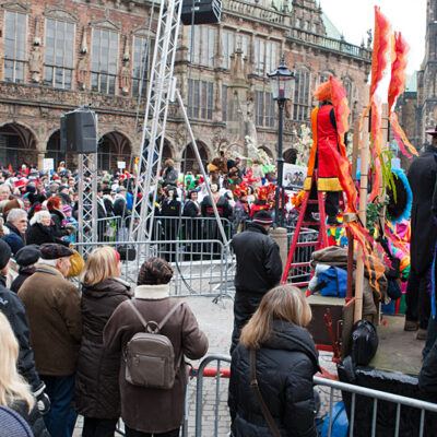 27. Bremer Samba- und Maskenkarneval – Motto: Metamorphose (11.02.2012) – Foto 3