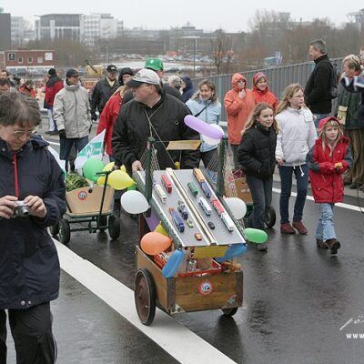 A 281 – Bollerwagen und Bremer KohlTag der offenen Autobahn am 27.1.2008 – Foto 8