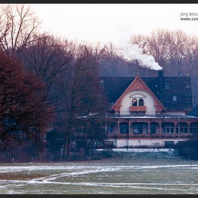 Bürgerpark Bremen im Winter bei Sonnenaufgang – Foto 5