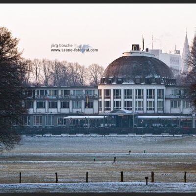 Bürgerpark Bremen im Winter bei Sonnenaufgang – Foto 9