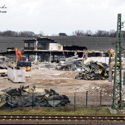 Fotos von den Abrissarbeiten EKT Einkaufszentrum – Foto 6