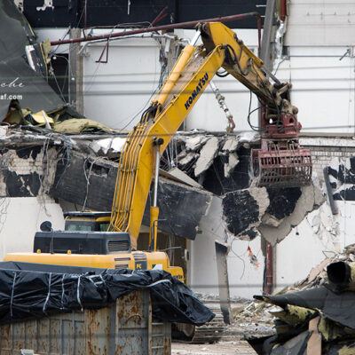 Fotos von den Abrissarbeiten EKT Einkaufszentrum – Foto 11