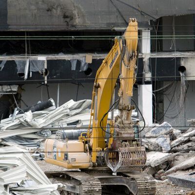 Fotos von den Abrissarbeiten EKT Einkaufszentrum – Foto 13