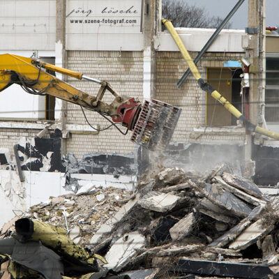 Fotos von den Abrissarbeiten EKT Einkaufszentrum – Foto 14