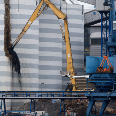 swb Kraftwerk Haststedt – Kohlesilo 4 Abriss – Foto 1