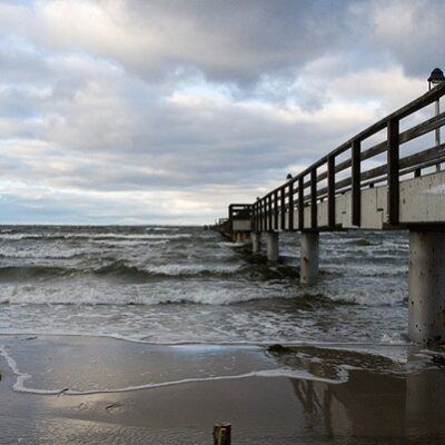 Lubmin – Ostseeküste mit Wind & Schnee – Foto 4