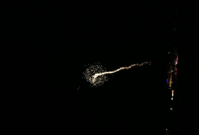 Osterfeuer am Café Sand – Feuerwerk – Foto 18