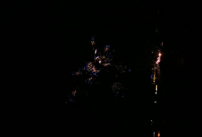 Osterfeuer am Café Sand – Feuerwerk – Foto 20