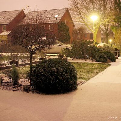 (Neu-)Schnee in Bremen 24-01-2007 – Foto 1