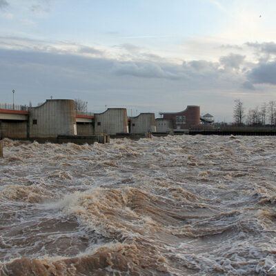 Unwetter Bremen:Hastedter Osterdeich Kyrill 20-01-2007 – Foto 1