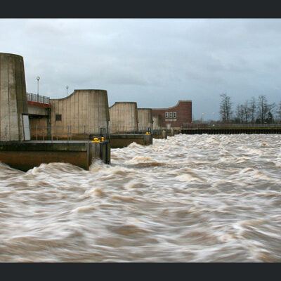 Galerie: Kyrell sorgt für Hochwasser in Bremen – Foto 6