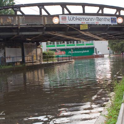 Unwetter Bremen: Fotos Zeppelintunnel in Sebaldsbrück – Hemelingen – Foto 2
