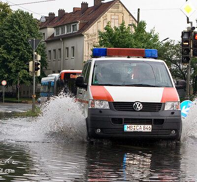 Unwetter Bremen: Fotos Zeppelintunnel in Sebaldsbrück – Hemelingen – Foto 7