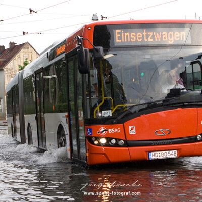 Unwetter Bremen: Fotos Zeppelintunnel in Sebaldsbrück – Hemelingen – Foto 8