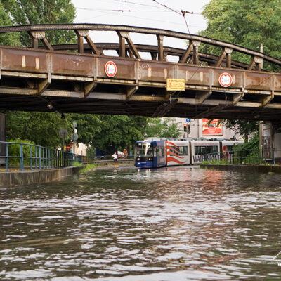 Unwetter Bremen: Fotos Zeppelintunnel in Sebaldsbrück – Hemelingen – Foto 14