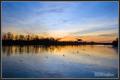 Sonnenuntergang am Weserwehr im kalten Bremen – Bild 4