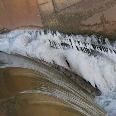 Eislaufen in Bremen auf dem Werdersee & Oberweser mit Eisschollen am Weserwehr (10.02.2012) – Foto 12