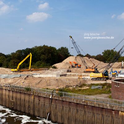 Endspurt für das Weserkraftwerk in Bremen (Weserwehr) – Foto 1