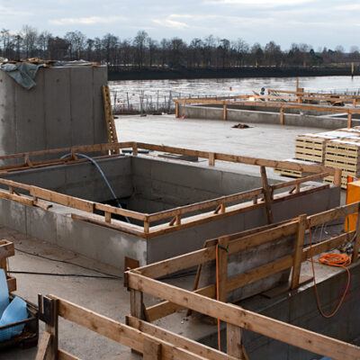 Baustelle des Weserkraftwerks am Weserwehr Bremen – Foto 6