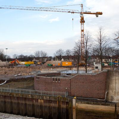 Baustelle des Weserkraftwerks am Weserwehr Bremen – Foto 14