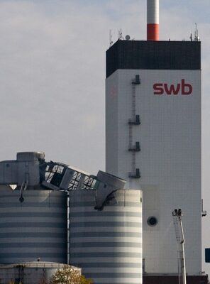 swb-Kraftwerk-Hastedt-Kohlesilo-Unfall-2008-10-13 – Foto 2