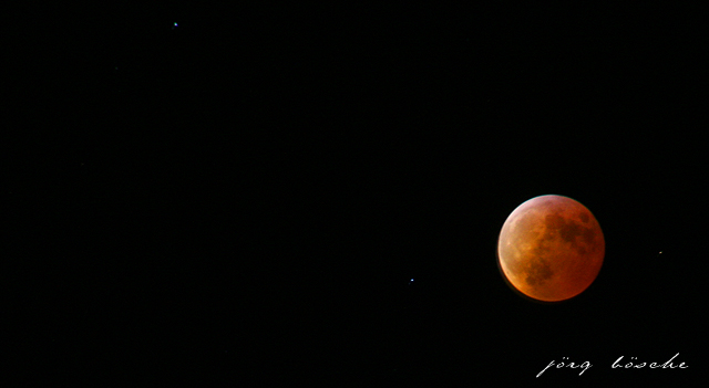 Mondfinsternis 2007 über Bremen Fotografie