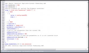 Typo3: Canonical MetaTag für Suchmaschinen