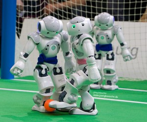 RoboCup German Open 2010 - Team B-Human gegen Nao Team Humboldt
