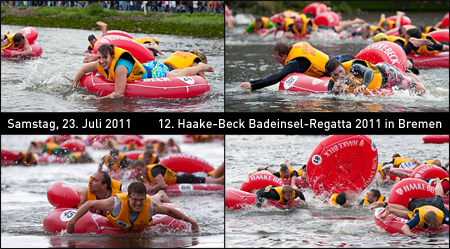 Fotos von der 12. Haake-Beck BadeinselRegatta 2011